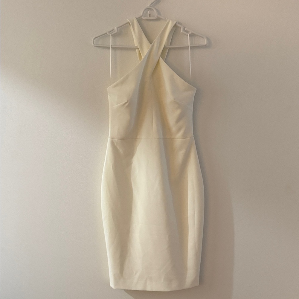 Likely Strapless Cream Dress